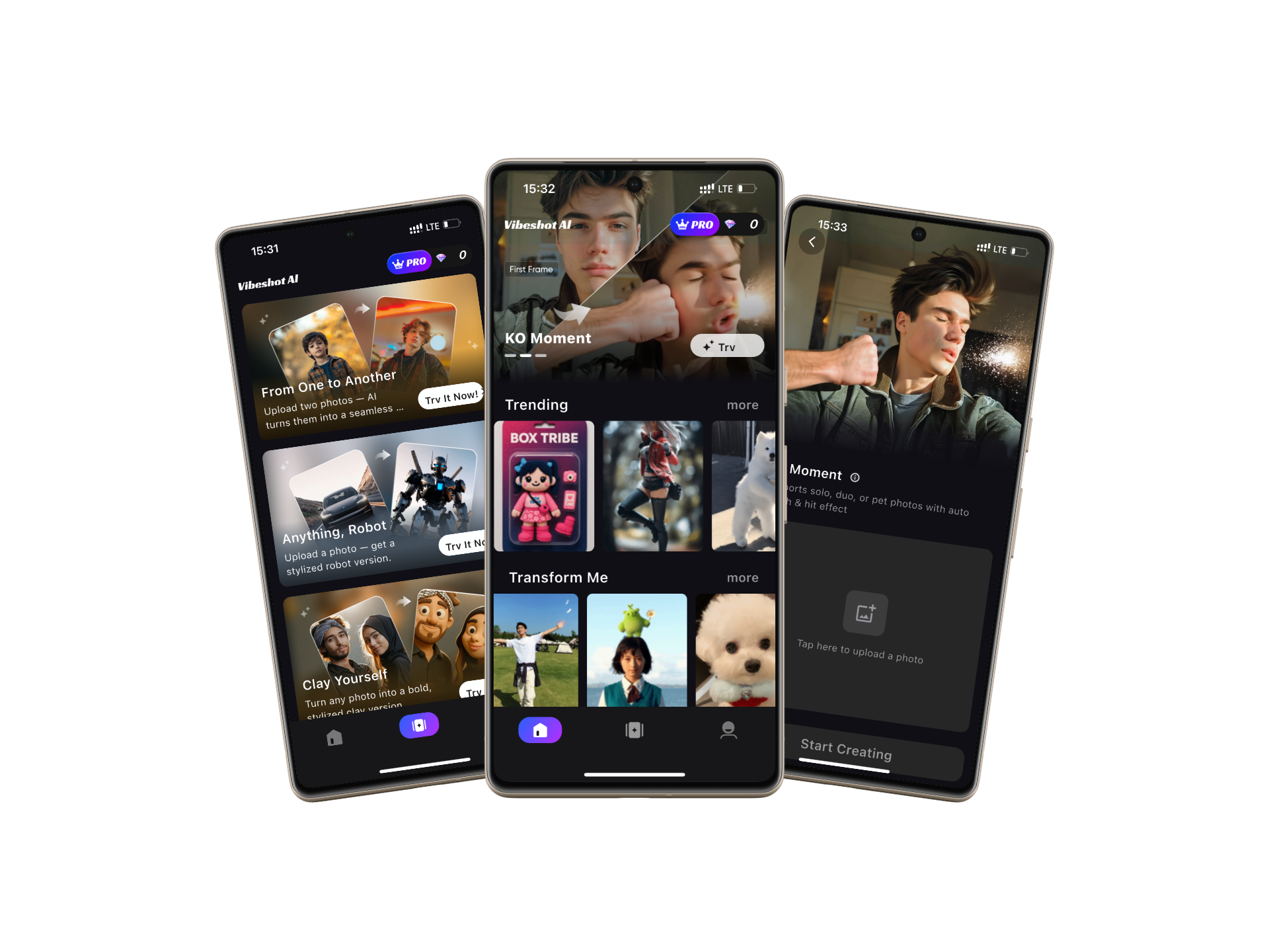 VibeShot AI App Screenshot